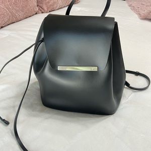 No21 black leather backpack